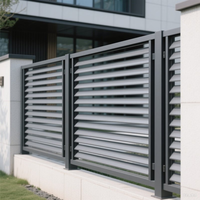Système de clôture de sécurité en aluminium ISO9001 avec fabrication professionnelle et technologie de traitement de surface