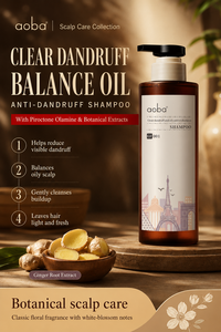 Champú <span class=keywords><strong>Aoba</strong></span> Anticaspa y Control de Grasa con Raíz de Jengibre Herbal para Tratamiento Clarificante del Cuero Cabelludo, Cabello Fino, Débil y Encrespado, OEM ODM Marca Privada - Product Image 4