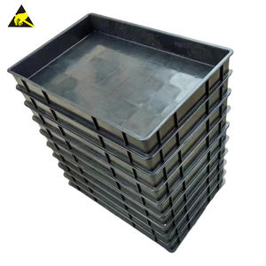 Caja de costo de compartimento <span class=keywords><strong>Berserk</strong></span>, transportadores seguros Esd, caja antiestática, bandejas de plástico pequeñas para piezas - Product Image 6
