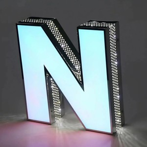 Nhà máy trực tiếp side-khoan chiếu sáng dấu hiệu 3D kênh chữ móng tay dấu ngoài trời thắp sáng chữ - Product Image 6