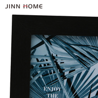 Jinn Home Cadre d'art photo en bois personnalisable 4x6in de large pour la décoration murale ou de table
