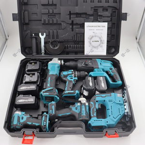 Ensemble de perceuse sans fil au lithium-ion LXT 18 volts <span class=keywords><strong>Masaki</strong></span> avec boîte à outils en plastique, comprend une perceuse à percussion et une clé pour la réparation automobile - Product Image 6