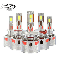 Phare LED universel A107 avec Canbus, faisceau haut/bas H1 H3 H4 H7 9005 881 9006, étanche IP67, pour feux de brouillard et de conduite