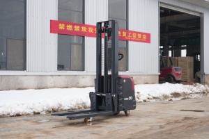 Gerbeur électrique Solreign <span class=keywords><strong>CDD</strong></span> 2 tonnes 5m avec plateforme, pour entrepôt, levage de palettes, batterie lithium 48V, hydraulique latéral - Product Image 3