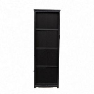 Modern Stainless Steel Dresser, Freestanding Durable, Fabric & Stainless Steel Pine <b>Cabinet</b> - Product Image 4