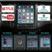 Autoradio Android 12,1 pouces pour Jeep Wrangler 2018-2022/ Gladiator 2020-2022, CarPlay sans fil, autoradio, récepteur audio