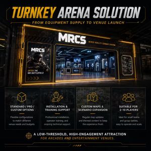 Sistema de Tiro de Realidad Mixta, Simulador de Tiro VR, Juego de Pistola Arcade, Instalaciones de Entretenimiento Interior, Plástico, para Centros Comerciales y Uso Doméstico - Product Image 6