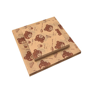 Biểu tượng tùy chỉnh sô cô la kẹo tấm thực phẩm Burger bánh sandwich giấy da nướng gói không thấm mỡ giấy - Product Image 4