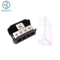 Kotak Sambung Daya Audio Mobil DB 38, Input 0 Gauge, Output 4 Gauge, Busbar Seng 80A, Multi Port, untuk Kapal dan Kendaraan