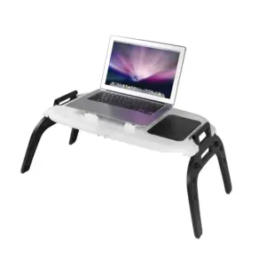 De gros cooling pad table-Table de refroidissement ajustable pour ordinateur portable, pliable et en abs, table d'étude, vente en gros
