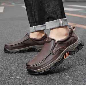 Chaussures habillées en cuir véritable pour hommes, mocassins décontractés à enfiler pour l'extérieur, chaussures plates en cuir <span class=keywords><strong>italien</strong></span>, mocassins antidérapants, chaussures de <span class=keywords><strong>luxe</strong></span> - Product Image 6