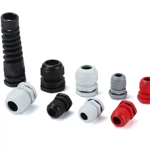 Customized Reinforced PG M G NPT IP68 Metric Thread Nylon Electrical Cable Gland Waterproof Plastic Glands Cable Price