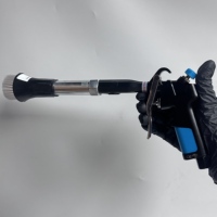 Herramienta de Limpieza Neumática de Soplado y Succión, Pistola de Aire Manual con Tubo Flexible para Limpiar Residuos en Asientos de Auto, Alfombras y Telas