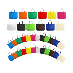 Promotional Wholesale Eco Friendly Nonwoven Handled <b>Foldable</b> Reusable Large (>50cm) Shoulder Strap Shopping <b>Bags</b> Custom Logo - Product Image 1