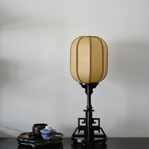 Handmade <b>Bamboo</b> Floor Lamp Beige <b>Shade</b> Led <b>Light</b> Source Asian Style Home Decor - Product Image 3