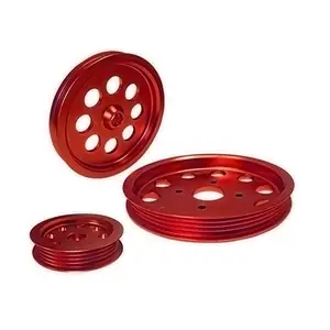 Polia de manivela de alumínio anodizado universal MAX para motores Nissan RB Rb20 Rb25 Rb20det RB25det RB30DET