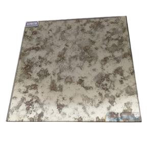 Miroir antique de 5 mm d'épaisseur, couleur bronze, or, argent, pour hôtel, chambre à coucher, extérieur, décoration intérieure, miroir antique sur mesure - Product Image 2