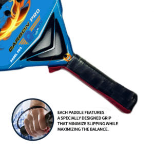 Palas de Tenis de Playa Profesionales de Proveedor Chino, Mejor <span class=keywords><strong>Raqueta</strong></span> de Pádel <span class=keywords><strong>Dunlop</strong></span> con Marco de Fibra de Carbono, Raquetas Importadas - Product Image 5