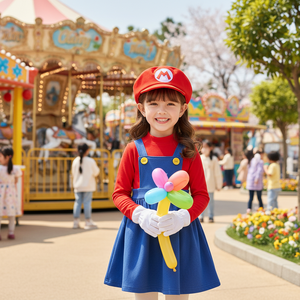 ชุดเสื้อผ้าเดนิมสไตล์เกาหลี OZKIZ สำหรับเด็กผู้หญิงอายุ 2-6 ปี แบบสายเอี๊ยม ลายการ์ตูน ขายส่ง แฟชั่นเด็กสำหรับฤดูใบไม้ผลิ/ฤดูใบไม้ร่วง - Product Image 3