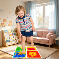 Dalles de sol en PVC liquide sensorielles pour enfants - Perception tactile, changement de couleur, jeu interactif, dalles de sol éducatives pour enfants