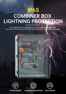 Boîtier de combinateur solaire Beny IP65 étanche 1000V, 8/16 chaînes, modèle AFCI DC BHSZ gris, garantie 5 ans pour système photovoltaïque - Product Image 2