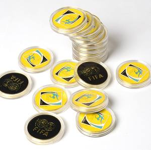 Pièce de monnaie de football portable écologique en alliage vert/bleu pour l'entraînement et l'arbitrage - Product Image 5