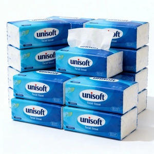 Fabricant de mouchoirs en papier OME, pâte de bois vierge, emballage personnalisé, 2 plis, 3 plis, 4 plis, mouchoirs en papier ultra doux et confortables, 5 plis - Product Image 1