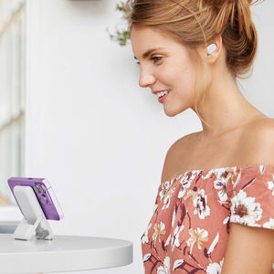 Banque d'énergie magnétique sans fil avec écouteurs True Wireless et support mobile Batterie 5000MAH Sac à dos 18W Chargement rapide pour iPhone - Product Image 2