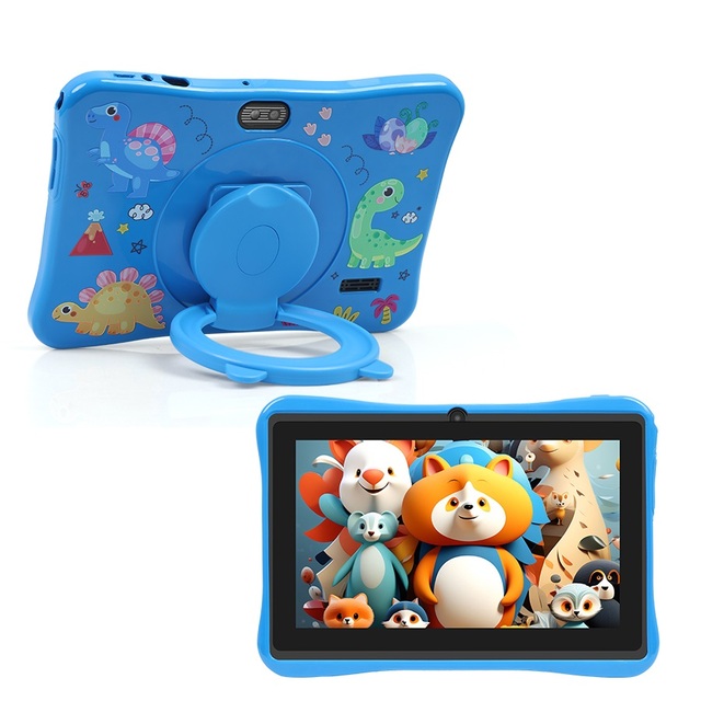 In Stock 7-inch Children Kid's Tablet Pc 4GB+32GB Wifi Android 14 Learning Functions Parental Control Wifi BT Tablets
