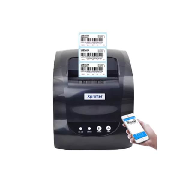 High Quality 3 Inch 80mm Desktop Thermal Label Printer for Logistics Shipping With USB Bar Code Printer