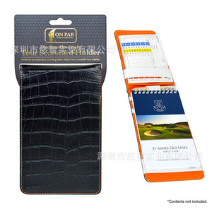 Cuaderno de Puntuaciones de Golf de Cuero PU, Cubierta para Puntuaciones de Golf, Accesorios de Golf - Product Image 5