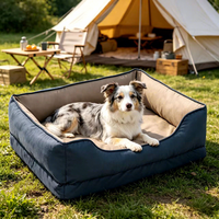 Grenzüberschreitend Exklusiver Kleiner und Mittlerer Hundezwinger, Verschleißfester Wasserdichter Hundesofa, Fellabweisendes Hundebett, Abnehmbar und Waschbar
