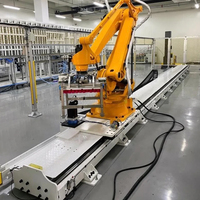 Rail linéaire au sol pour robot collaboratif à 7 axes