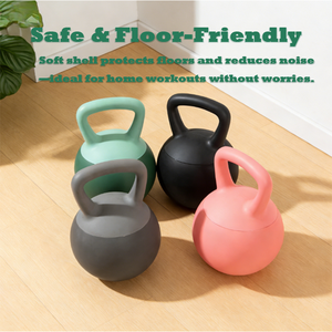 <span class=keywords><strong>Kettlebell</strong></span> souple réglable 10kg 16kg <span class=keywords><strong>20kg</strong></span> creuse en PVC, remplissable de sable ou d'eau, antidérapante, économique, pour la gym, la maison, les entraînements de fitness et les exercices pour les bras - Product Image 2