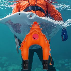 โดรนกู้ภัยอัตโนมัติควบคุมระยะไกล ทำจากพีวีซี พร้อมอุปกรณ์ทุ่นลอยน้ำสำหรับช่วยชีวิตในกรณีฉุกเฉิน เหมาะสำหรับอุปกรณ์ว่ายน้ำและดำน้ำ - Product Image 5