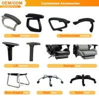 Chaise de bureau pivotante ergonomique haut de gamme avec accoudoirs 2D réglables manuellement pour le gaming – Vente en gros