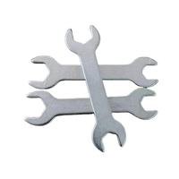 Llave Inglesa de Doble Boca Personalizada, Métrica, de Grado Industrial, de Acero al Carbono, Diseño Plano Estampado para Montaje de Equipos