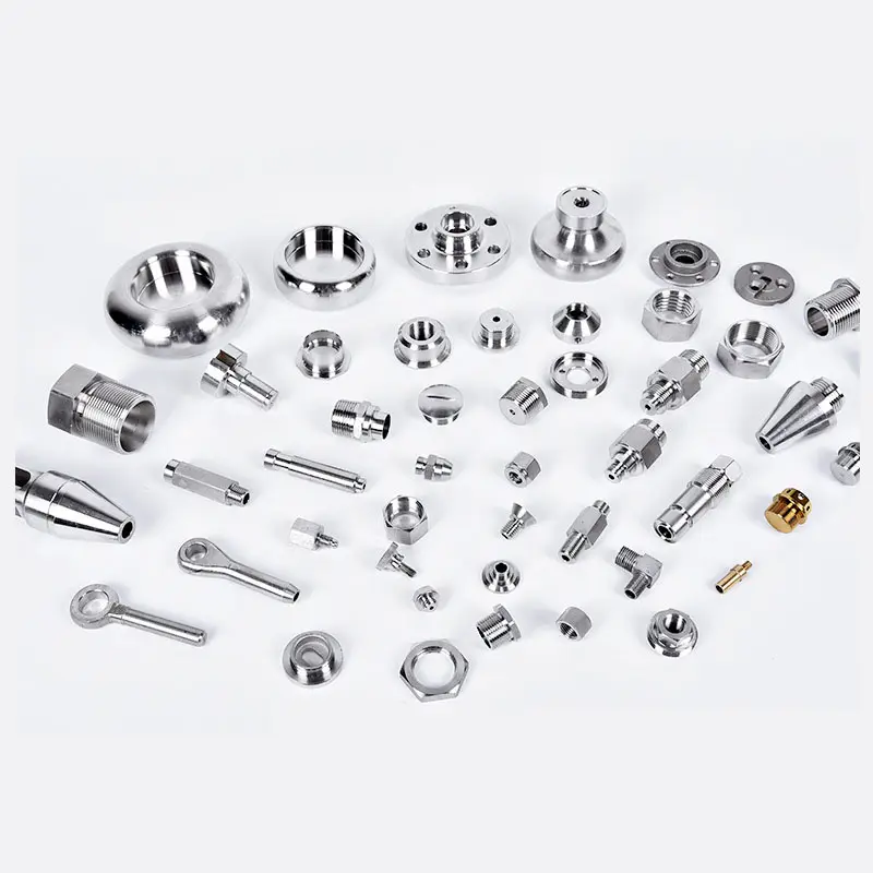 CNC lathe aluminum alloy stainless steel brass parts processing