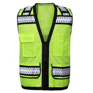 Chaleco de Seguridad Reflectante de Alta Visibilidad Personalizable para Hombres, para Seguridad, Jardinería, Control de Tráfico e Ingeniería - Product Image 3