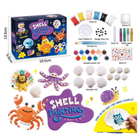 Kit de peinture EPT DIY Pierres de rivière qui brillent dans le noir, arts et artisanat pour enfants