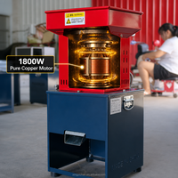 Machinerie de traitement des céréales 220V 1800W, broyeur portable pour la maison et la cuisine, facile à nettoyer, petit broyeur de céréales sèches et d'herbes médicinales