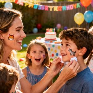 กระดาษสักลายแบบพิมพ์ด้วยเลเซอร์ ลายสักชั่วคราวแบบถ่ายโอนด้วยน้ำ สำหรับงานคอสเพลย์ งานปาร์ตี้ การถ่ายภาพ และกิจกรรมงานฝีมือ - Product Image 5