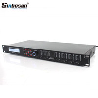Procesador de Señal Digital Sinbosen AS-4.8 con 4 Entradas y 8 Salidas para Gestión de Altavoces de Karaoke y Audio Profesional