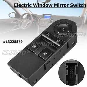 Interruptor Eléctrico para Control de Ventanas y Espejos Retrovisores para Opel Astra H 2005-2010 y Vauxhall Zafira B MK II 2005-2015, 13228879 - Product Image 1