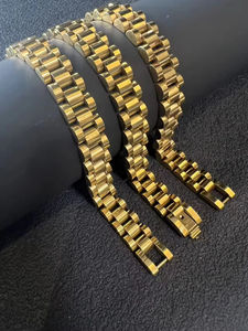 Dropshipping <b>Stainless</b> <b>Steel</b> Classic Pendant <b>Necklace</b> <b>Men</b> Lobster Clasp Heavy Hip Hop Link Chain Trendy Party Rappers - Product Image 2