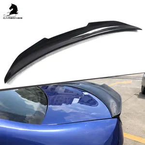 Sample market PSM style G20 car rear lip spoiler for BMW carbon fiber spoiler