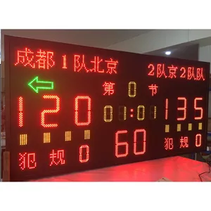 LDK Widely Used Scoreboard Electronic Football LED Sport Digital Numbering Scoreboard With Remote Control