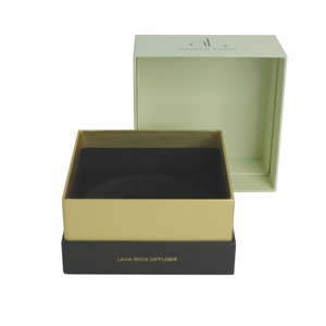 Custom Lid and Base Candle <b>Box</b> Rigid Cardboard Spot UV <b>Rose</b> Gold Foil Logo for Luxury Candle Brand OEM - Product Image 3