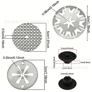 Kit de réparation d'isolation thermique de pare-chocs avant pour voitures Volkswagen Audi N90335004 N90796501 Acier Diamètre 3 cm - Product Image 1