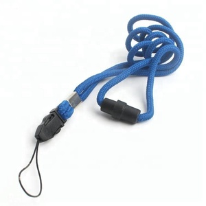 China Wholesale High Quality Customized Tubular Neck Strap Polyester Paracord Lanyards for Mobile